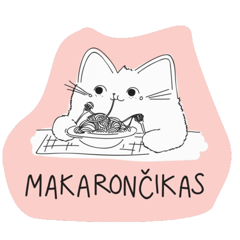 Enteragency_lt giphyupload cat pasta kate Sticker
