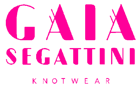 Fashion Logo Sticker by Gaia Segattini Knotwear for iOS & Android | GIPHY