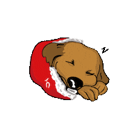 Winter Christmas Dog Sticker by Hacettepe University Department of Graphic Design