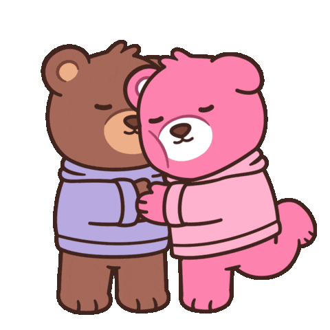 I Love Ya Teddy Bear Sticker by BEARISH