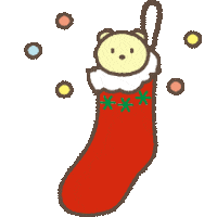 Christmas Bear Sticker