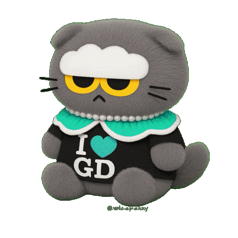 G Dragon Cat Sticker
