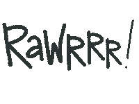 Words Dinosaur Sticker