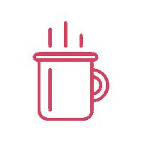 Mug-Pink Sticker by fondation Sur la pointe des pieds