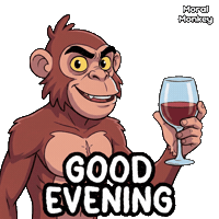 Wine Monkey Sticker by VeeFriends