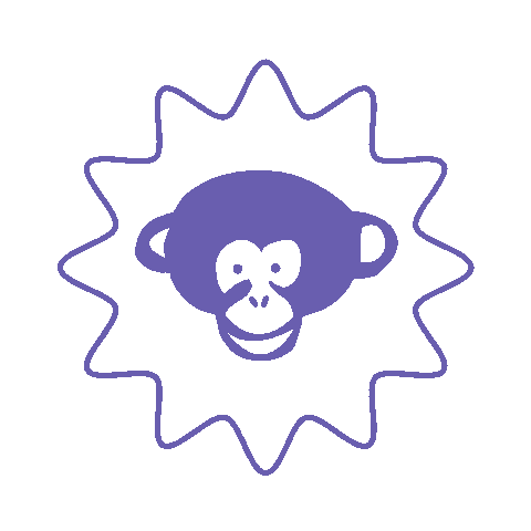 Monkey Jungle Sticker