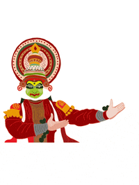ChristinaSajumon southindian onam happyonam kathakali GIF