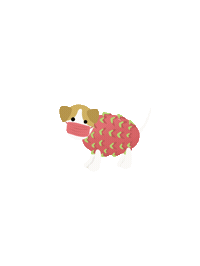 about_pammm dog dogs facemask 狗 Sticker