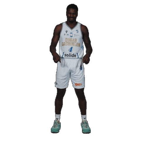 Malik Miller Donar Pointing Down Sticker by Donar Official