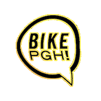 Logo Sunset Sticker by Bike Pittsburgh