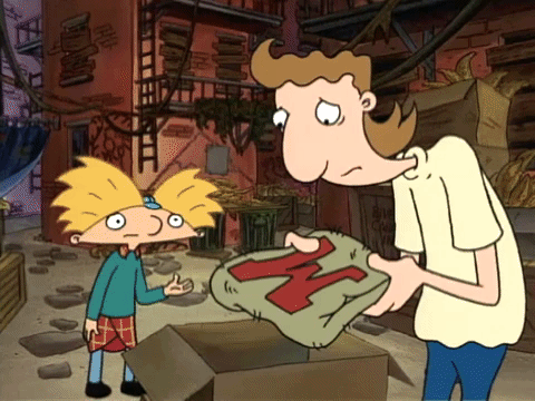 hey arnold nicksplat GIF