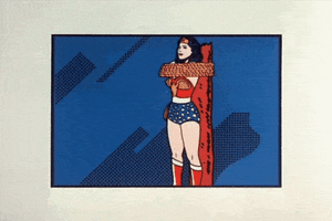 Breaking Free Wonder Woman GIF