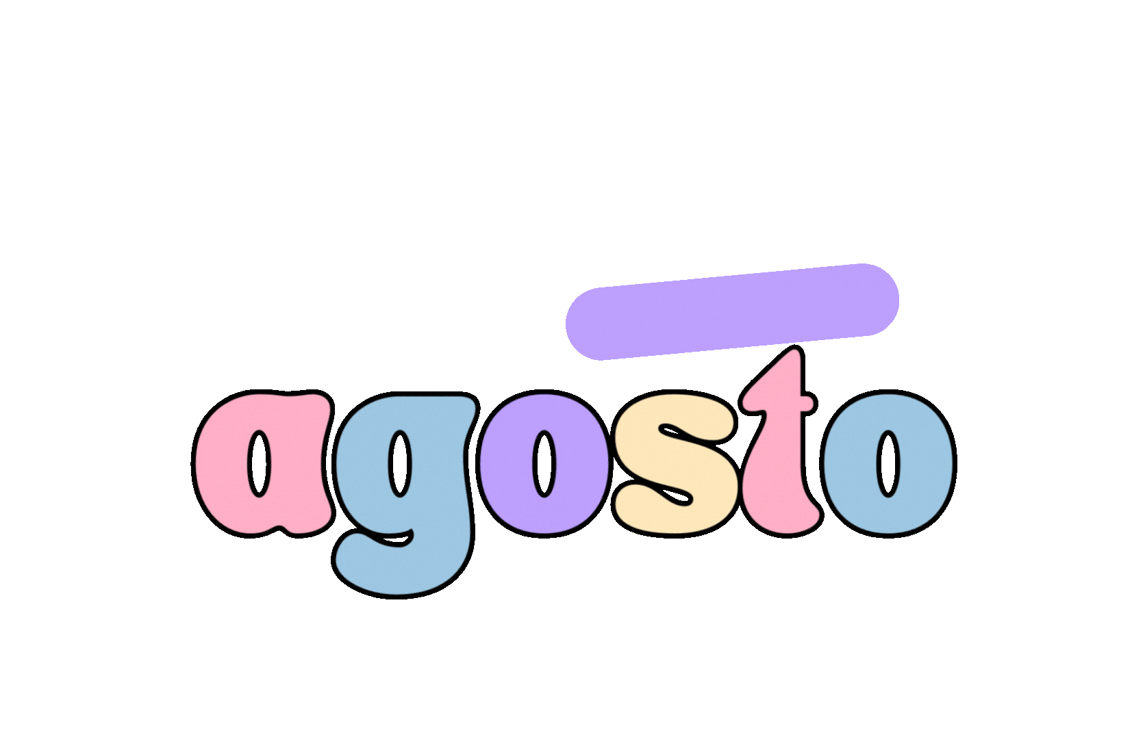 Agosto Sticker by Bel Diniz