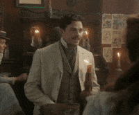 Drunk Lets Go GIF by MASTERPIECE | PBS