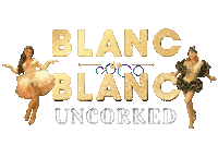 Blanc De Blanc Uncorked Sticker by Strut & Fret