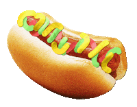 Hot Dog Sticker