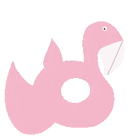 Summer Flamingo Sticker