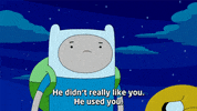 sad adventure time GIF