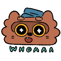 Wally Wow Sticker by Debbie Fong