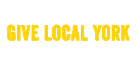 Donate York Sticker by givelocalyork