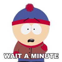 Stan Marsh Wait Sticker by South Park