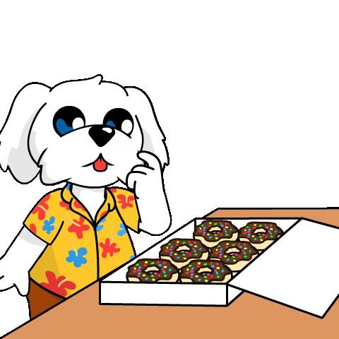 Day Eating Sticker by BoDoggos