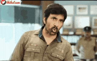 Warning Ravi Teja GIF
