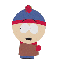 Stan Marsh Running Sticker by South Park