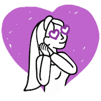 Girl Love Sticker by Mary Trufel