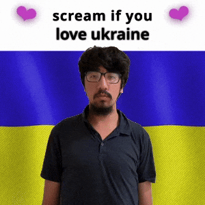 (silent) scream if you love ukraine