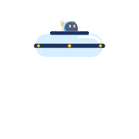 Space Robot Sticker by Valearnis