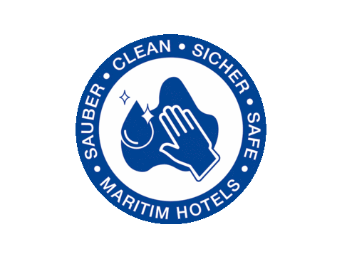 maritimhotelbremen giphyupload covid corona clean Sticker