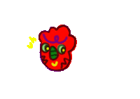 papermelon cool surprised alien oh Sticker