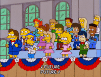 happy lisa simpson GIF