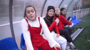 squad bench GIF by Hinds