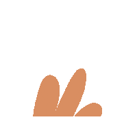 apolondon orange hand leaf brown Sticker