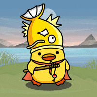digitalducks stabby quacks cartoon duck digital ducks GIF