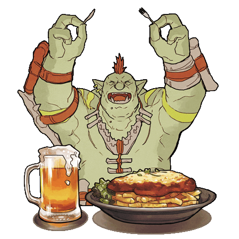 Eating Sticker by Fortress