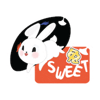 Chinese New Year Rabbit Sticker by riverhongbao