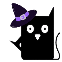 Halloween Hello Sticker by YA MARKETING
