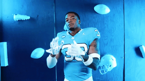 North Carolina Football GIF by UNC Tar Heels