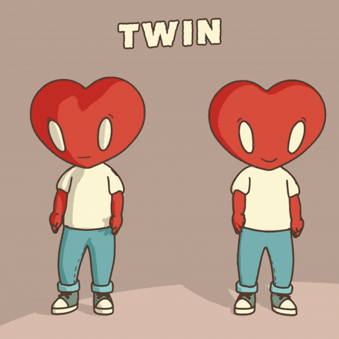 Friends Twinning GIF by LT3 Creations