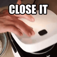 Cooker closed, ready | Rice Robot