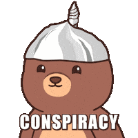 Suspicious Teddy Bear Sticker by BEARISH