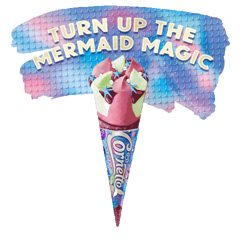 CornettoEurope mermaid cornetto cornettomermaid Sticker