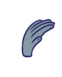 Go Away Hello Sticker by Elise Miguel