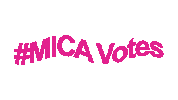 voting midterm elections Sticker by MICA