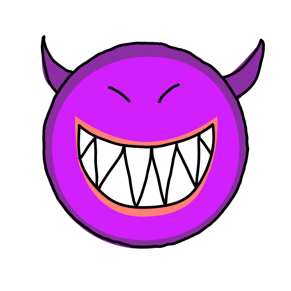 Angry Devil Sticker by Demic