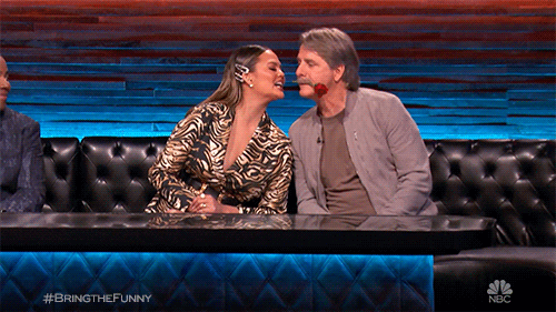 Chrissy Teigen Rose GIF by NBC