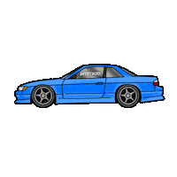 Drifting Nissan Silvia Sticker by ImportWorx